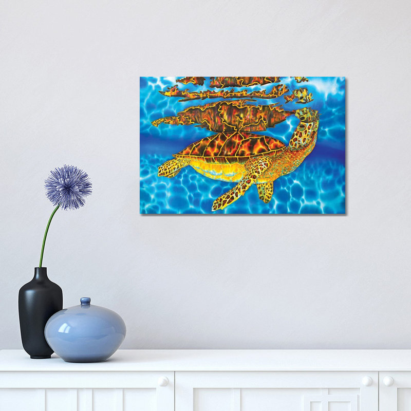 Oasis 1 Piece Wrapped Canvas Wall Art, 30.48 cm H x 45.72 cm W