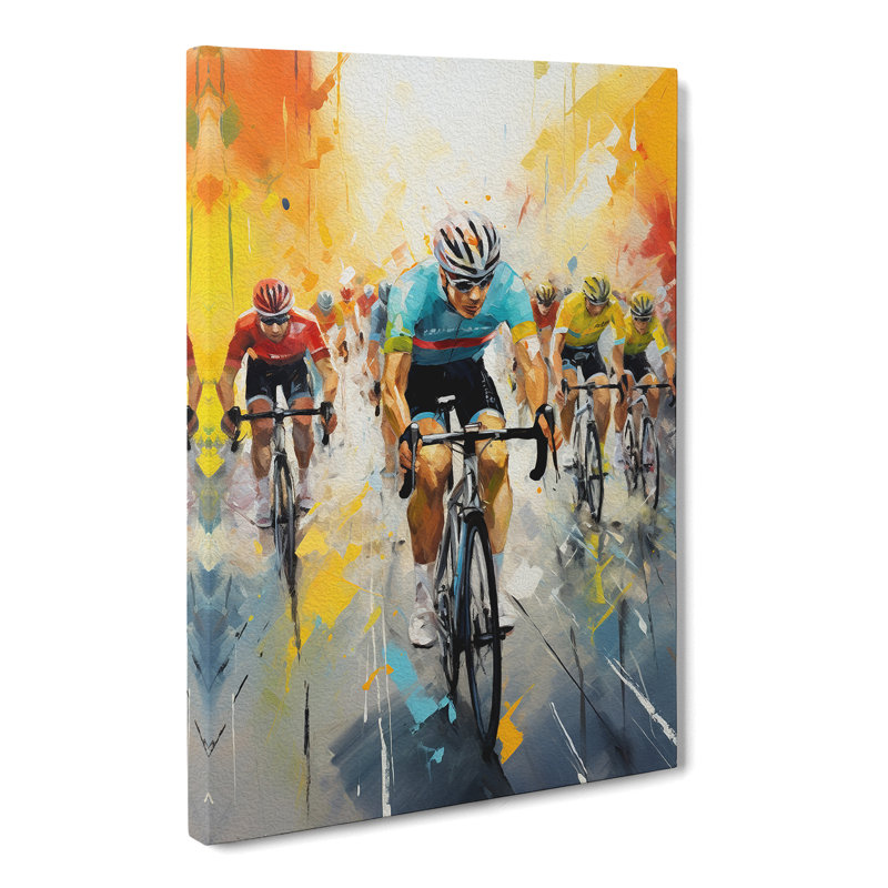 Tour De France Informel No.2 - Art Prints - Wrapped Canvas, 76cm H x 50cm W x 3cm D