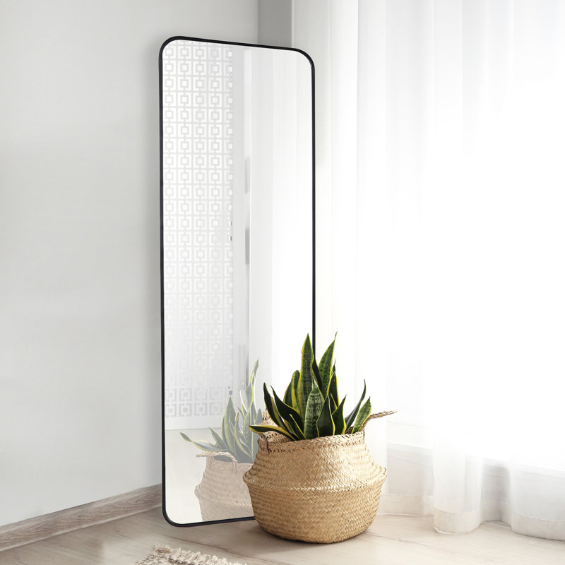 Metal Flat Floor Mirror