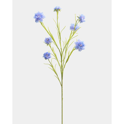 Blue Silk Cornflower 36"