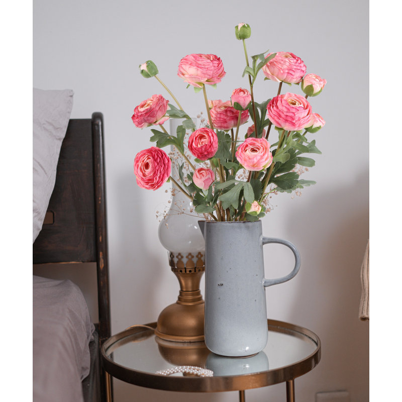 Arrangement floral de longues branches artificielles, Rose