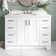Freitas 48'' Solid Wood Single Bathroom Vanity with 1.5'' White Quartz Top, Rectangular Sink