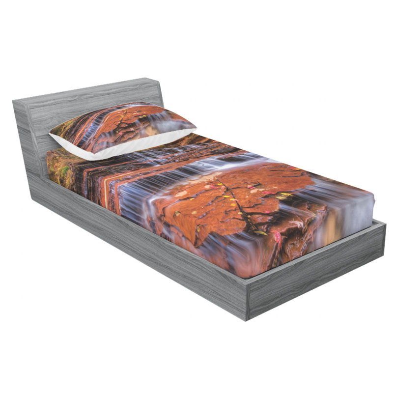 Microfiber Sheet Set, Twin Sheet Set with Fitted Sheet