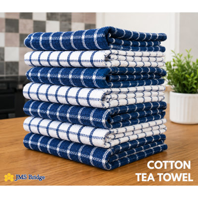 Cotton Stripe Jacquard Tea Towel Kitchen Towel