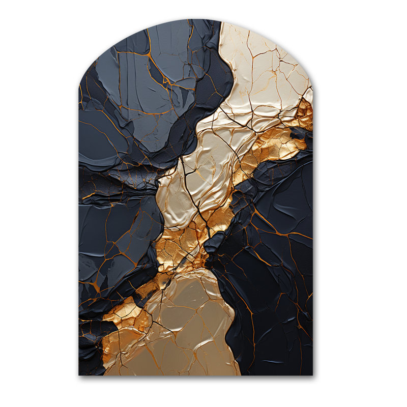 Sculpture murale en métal asymétrique Minimalisme, H 43 po x l 33 po