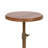 Modern Adjustable-Height Metal and Wood Pedestal Table-356346829