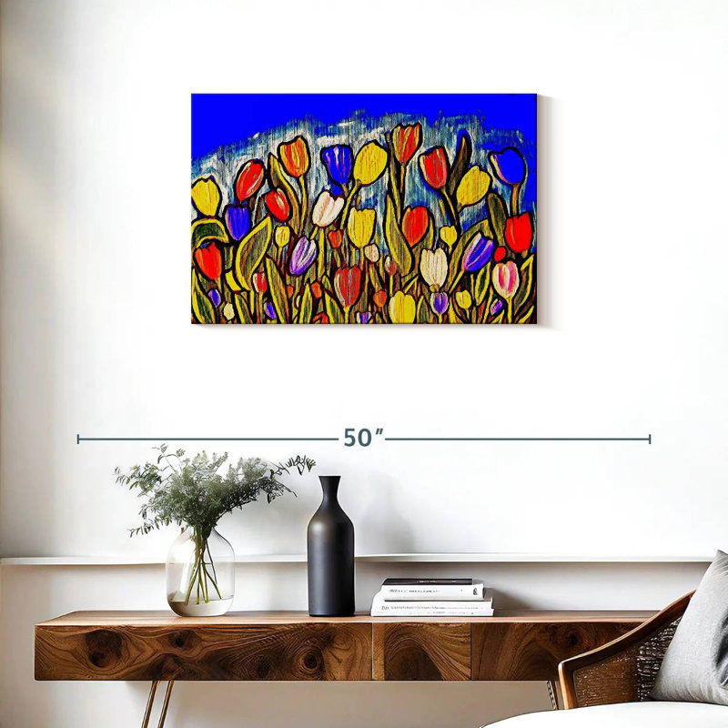 Harnek Dancing Tulis, 20" H x 30" W