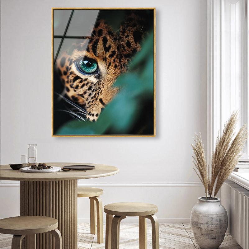 Jungle Watcher I Print by Oliver Gal, 37"H x 46"W, Gold Floater Frame