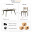 5 pièces Ensemble de table à manger-2047400363