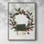 «Christmas Holiday Art» CECLX, reproduction d'art encadrée - bois massif XMA170613