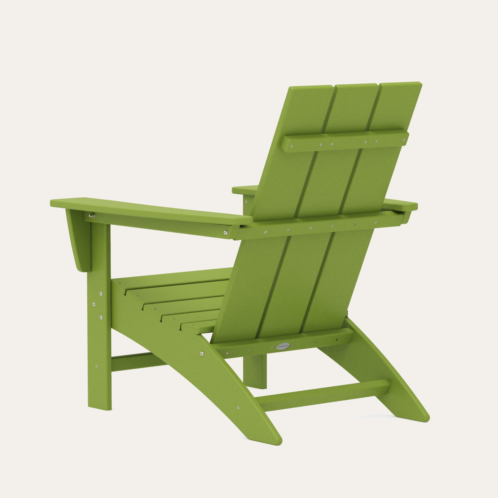 POLYWOOD Modern Adirondack Chair, Lime