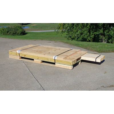 EZ-Fit Sheds Solid + Manufactured Wood Flooring Kit