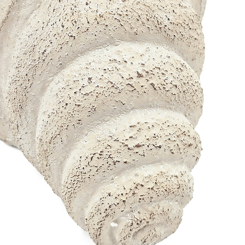 Pot à fleurs 11,5x7x7 pouces sable et ciment pour décoration rustique avec des herbes traînantes