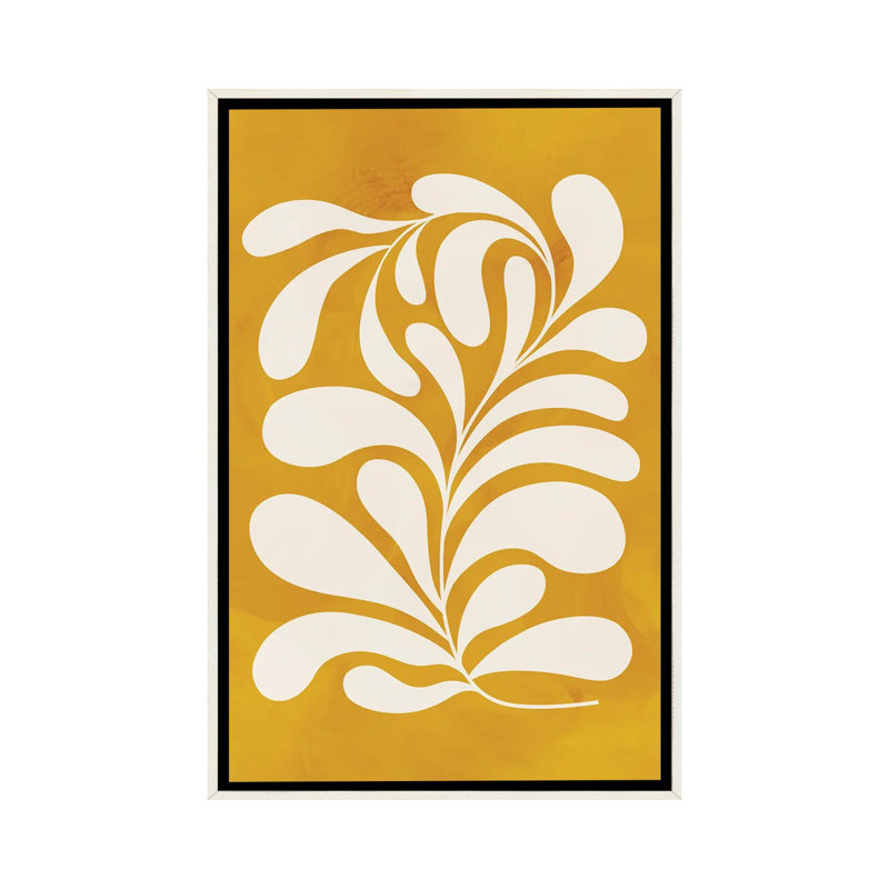 Goldenrod I - reproduction d'art murale - toile encadrée, Blanc patiné, Toile à cadre flottant sans passe-partout