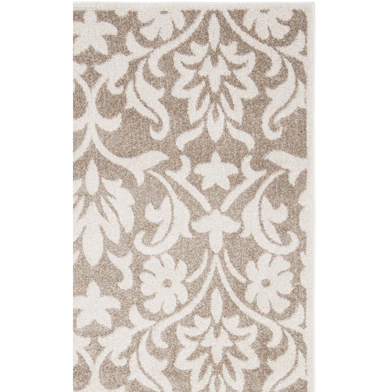 Bastille Performance Floral Rug, Square 5'