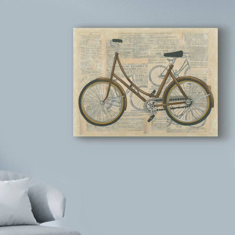 «Tour By Vélo II», impression sur toile, H 14 po x l 19 po x P 2 po