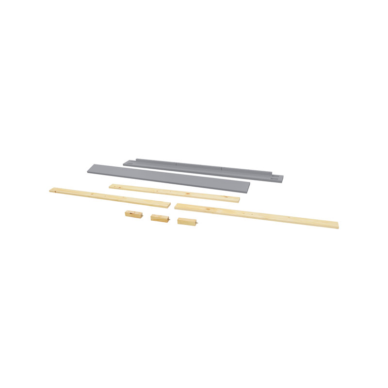 Full Size Bed Conversion Kit, Gray