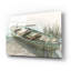 Art mural en verre «Abandonné Row Boat 2» par Ethan Harper-1100657421