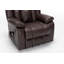 Fauteuil inclinable électrique de massage, fauteuil inclinable en cuir PU-1473374102