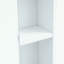 Armoire de toilette murale avec tablettes et porte-serviettes-1799583990