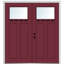 Portes d'entrée pré-installées en fibre de verre 2 panneaux 1 panneau Craftsman-37180597-37180592-37180595