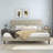 Dajai Upholstered Unfinished Platform Bed-955518760-955523319