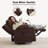 41"W Dual Motor Power Swivel Rocker Glider Recliner with Massage and Heat,Adjustable Headrest and Armrest Storage-145725533