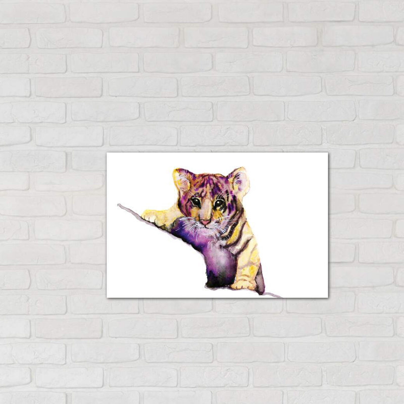 Art little tiger, Toile tendue, H 18 po x l 26 po x P 1,5 po