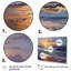 Coucher de soleil, tranquillité, plage vibrante, mariage I - reproduction-94140431-94140438