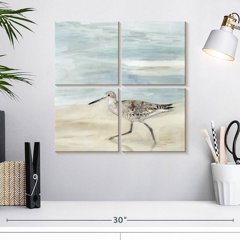 Willet moucheté Brampt II, H 18 po x l 18 po