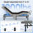 Twin XL Massaging Adjustable Bed Frame With Zero Gravity and Wireless Remote-1639840692