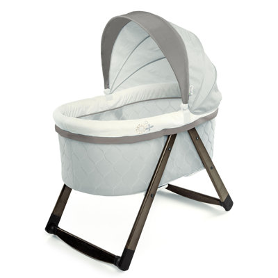 Alzira Rocking Bassinet with Bedding and Stand