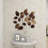 Metal Textured Leaf Home Bronze Wall Decor with Multiple Shades