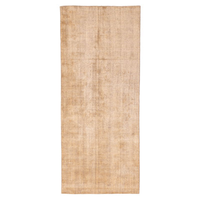 Tapis en soie ombre dorée 4 pi 0 po x 9 pi 9 po
