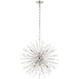 Lys 15 - Light Solid Brass Chandelier by Suzanne Kasler