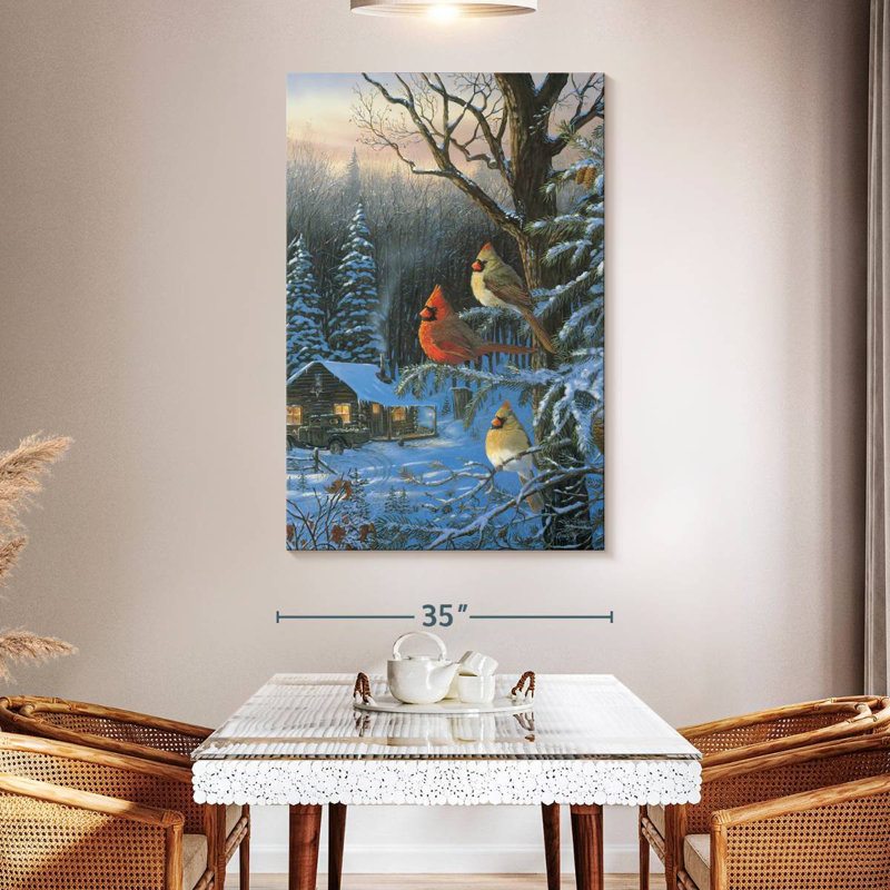 Brampt Cabin Fever, 51" H x 34" W