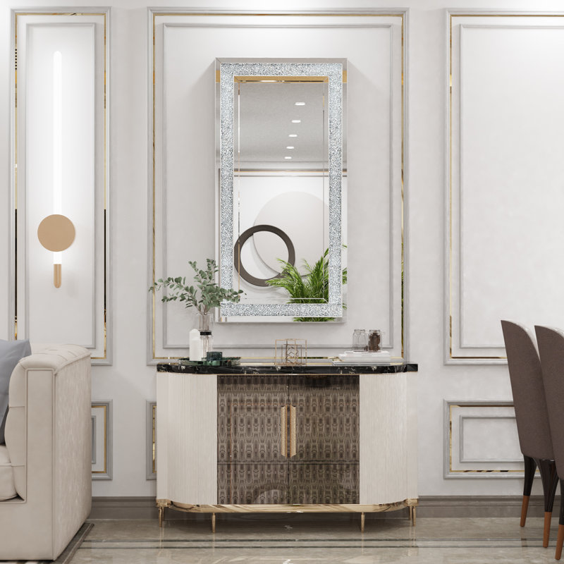 Alend Glass Flat Wall Mirror