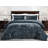 Diamond Stitch Reversible Plush Distressed Velvet Quilt Set-1963264230-1963264249