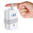 Uncaged Ergonomics® 3-AC Outlet Portable Travel Power Strip With 2 USB-A And 1 USB-C Ports, 3-Ft. Cord, White-107292440