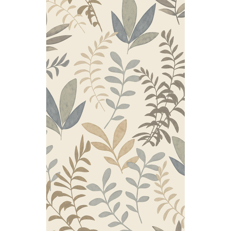 Rouleau de fleurs Eini, Gris