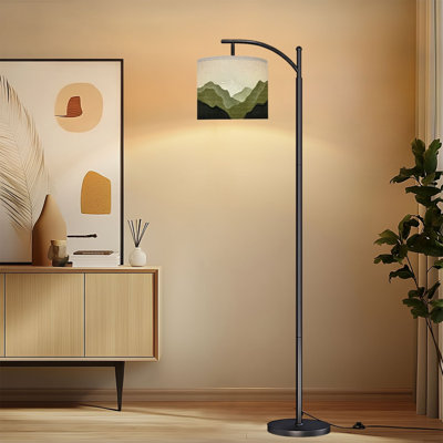 Lampe sur pied avec abat-jour réglable Arc