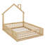 Lit plateforme avec garde-corps Wood House-475240714