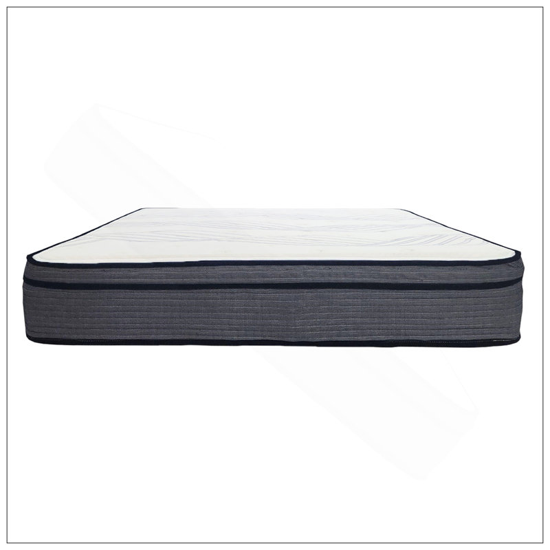 14 po Très grand matelas hybride très grand, mousse multicouche et matelas à ressorts ensachés dans un lit