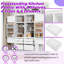 Garde-manger autoportant avec 8 tablettes, 4 plateaux et 6 tiroirs-129059936