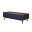 Table basse en bleu marine