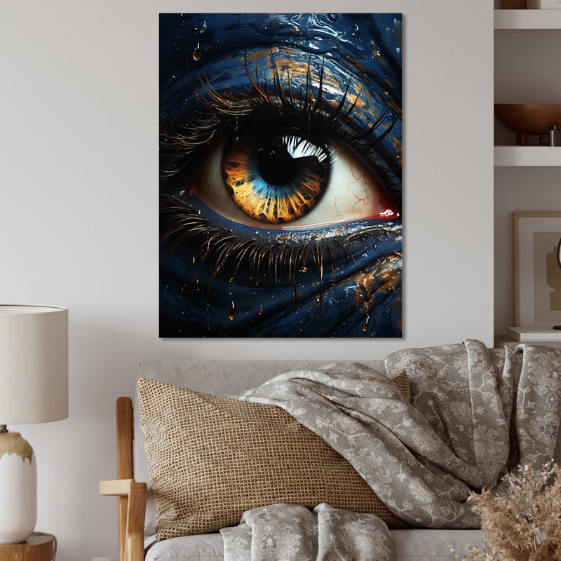Décoration murale galaxie Galaxy Interstellar Eye II - Galaxies, H 20 po x l 12 po x P 1 po