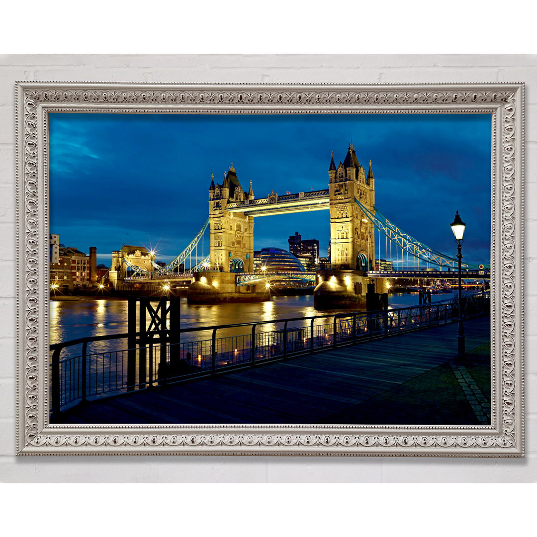 London Tower Bridge Nachtlicht - Druck