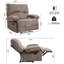 Fauteuil inclinable manuel surdimensionné pour le salon-14854079