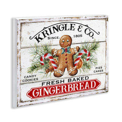 Fresh Gingerbread Cookies Wall Plaque Art by Creatif Belle