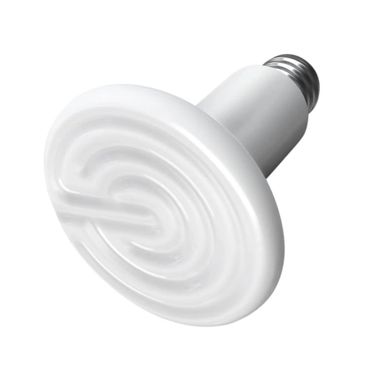 Simple Deluxe 150W Céramique émetteur de chaleur de reptile ampoule chauffante sans lumière pour poules de compagnie pour poules et poules en croissance, sans danger, blanc, paquet de 1